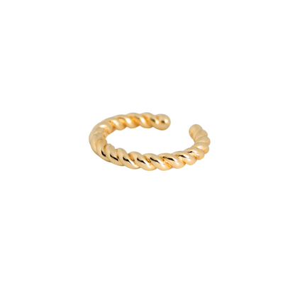 Anillo Dorado Espiral