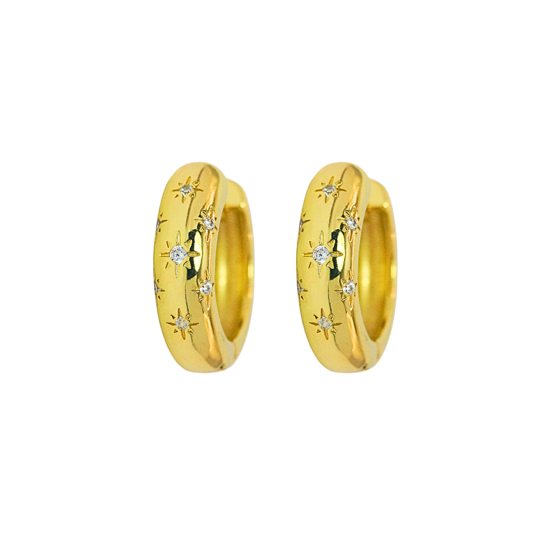 Aretes destellos big par