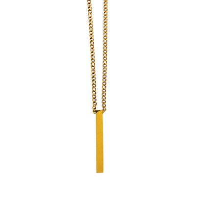 Collar fab dorado acero inoxidable