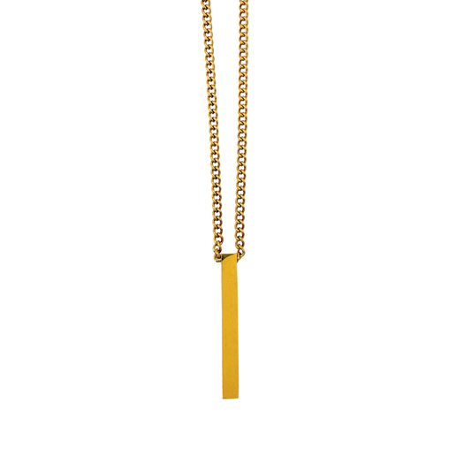 Collar fab dorado acero inoxidable