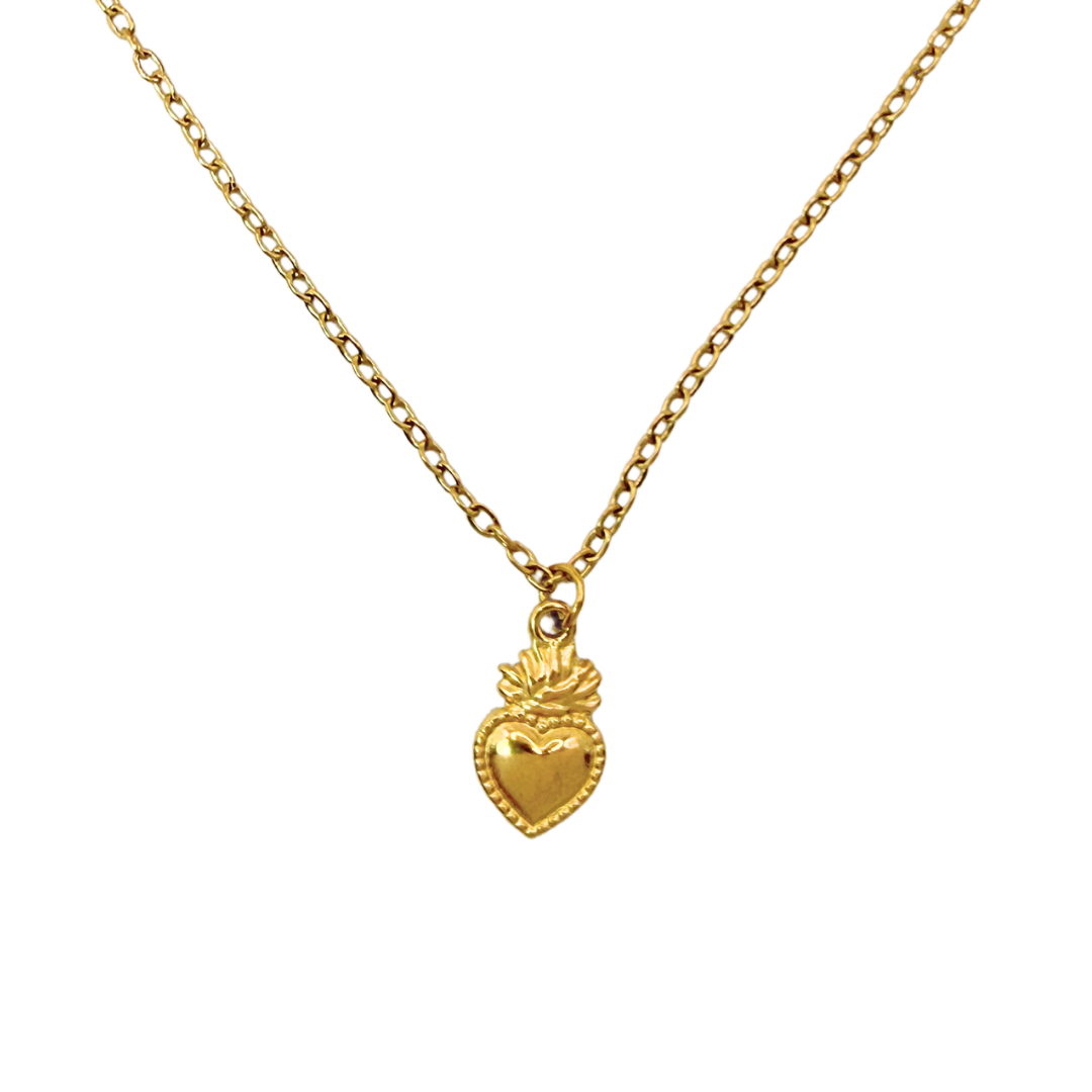 Collar sagrado corazón mini