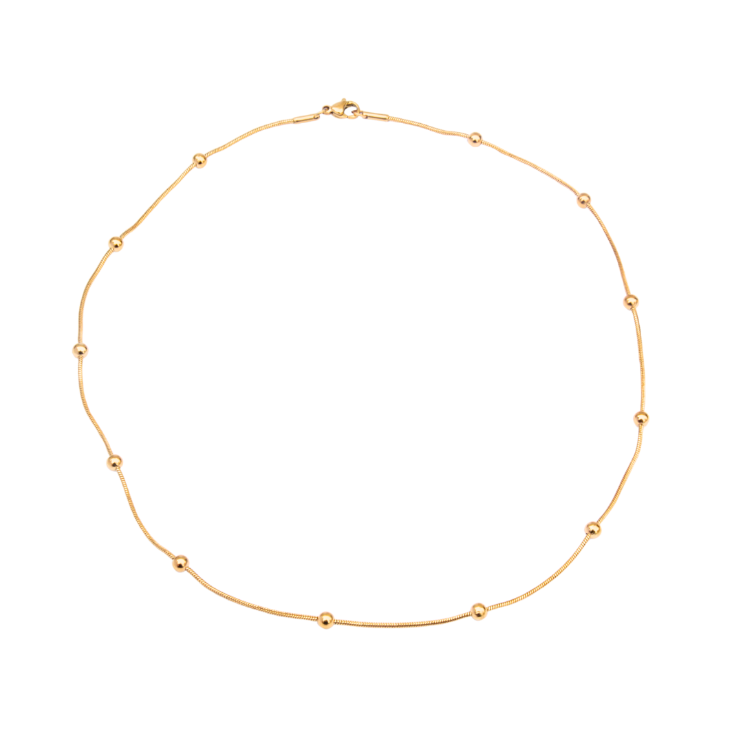 Collar bolitas chicas