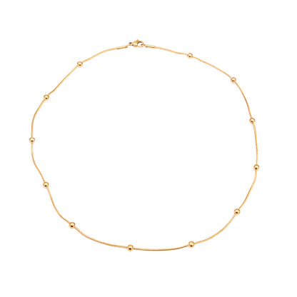 Collar bolitas chicas