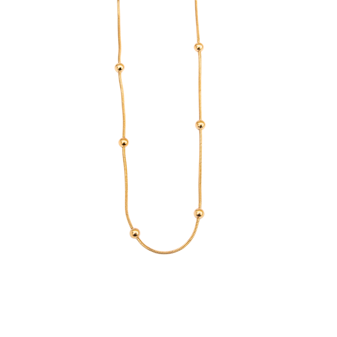 Collar bolitas chicas