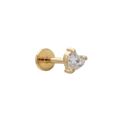 Corazón mini 14k