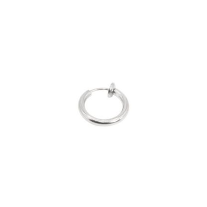 Ear cuff broche plateado - tamaño a elegir