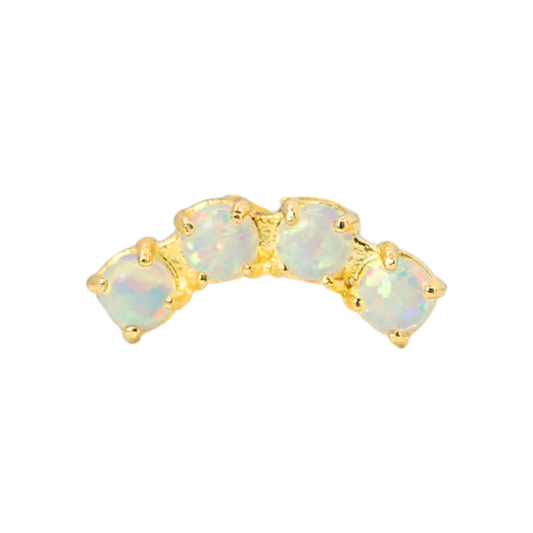 Opalo curvo 14K