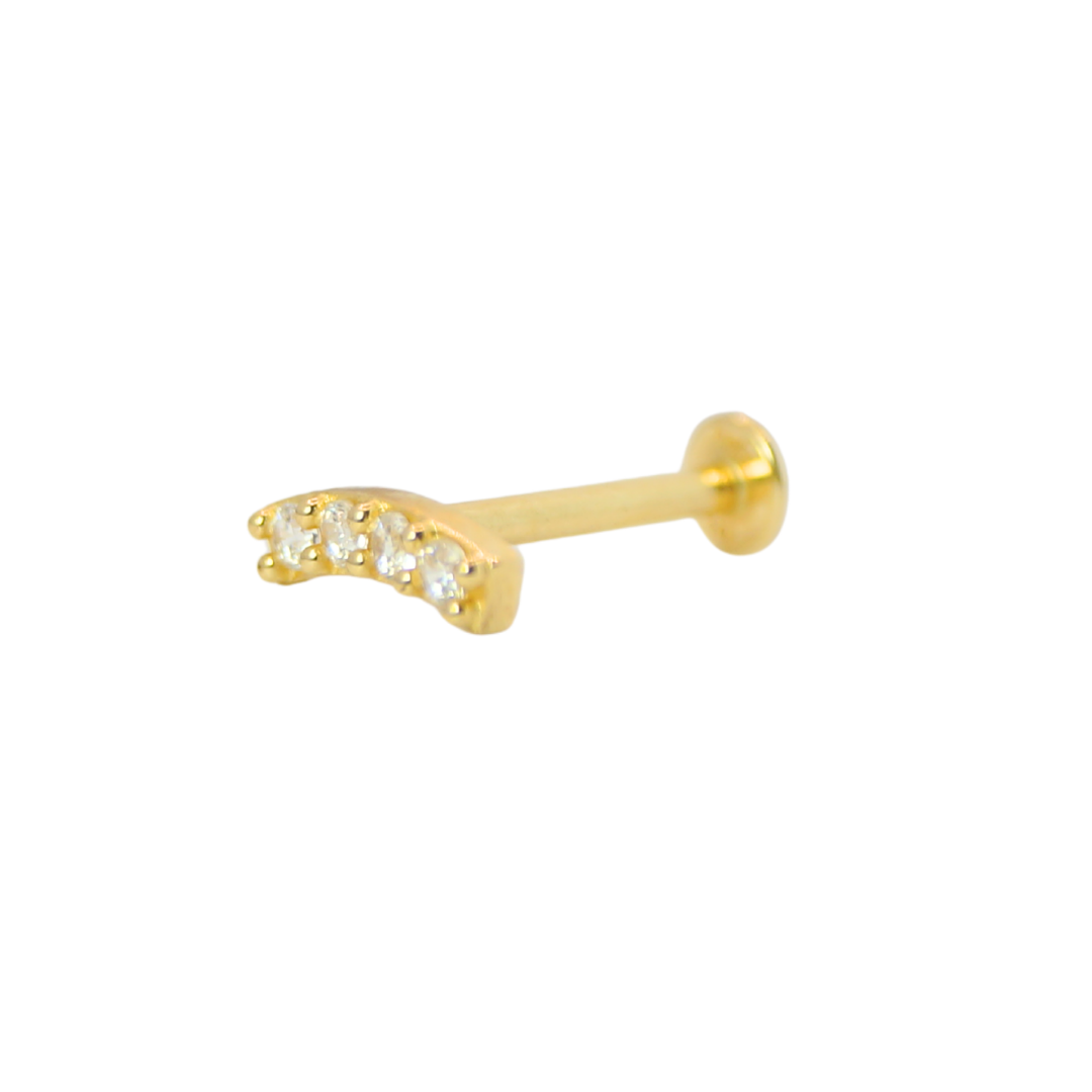 Opalo curvo 14K