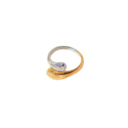 Anillo bicolor