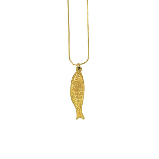 Collar pez dorado