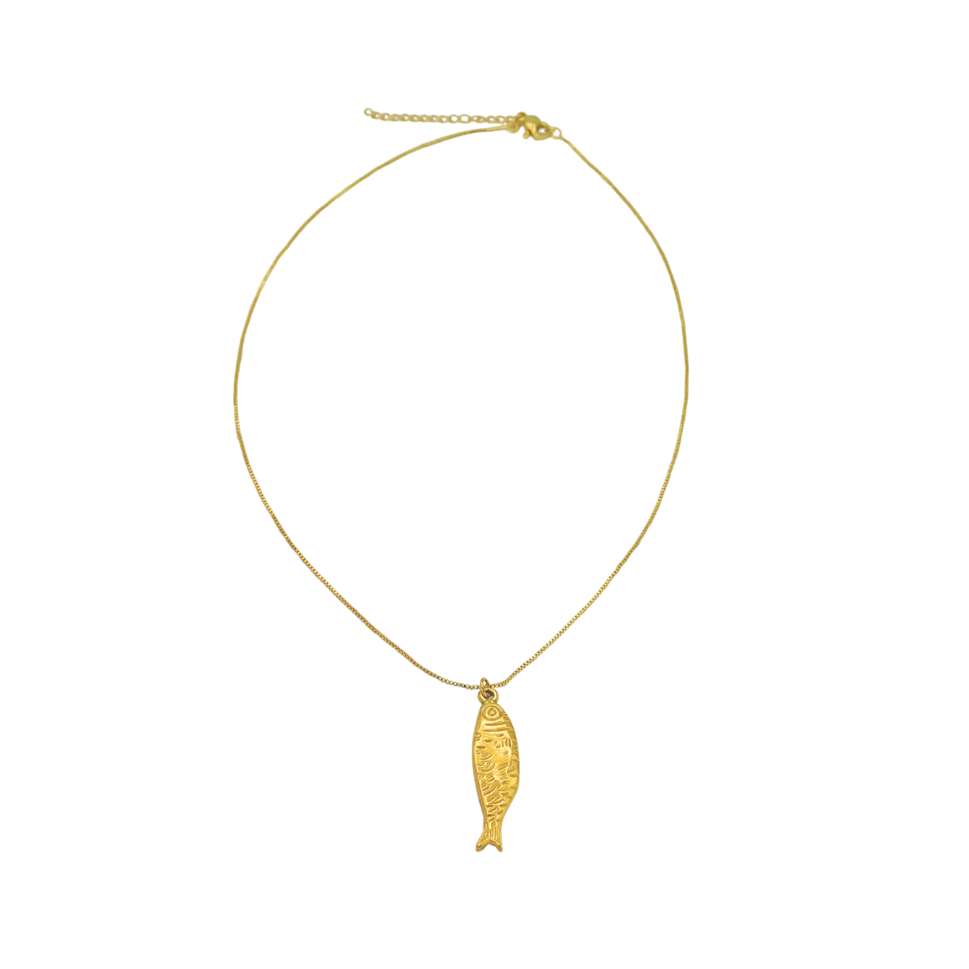 Collar pez dorado