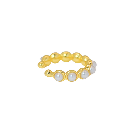 Ear Cuff Perlas Grandes
