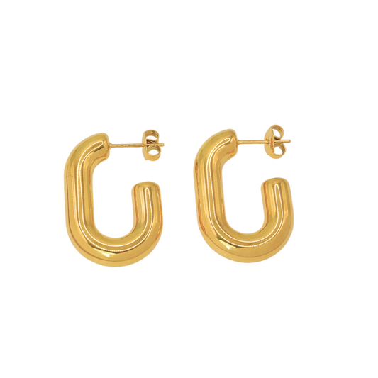 Aretes fave chunky par