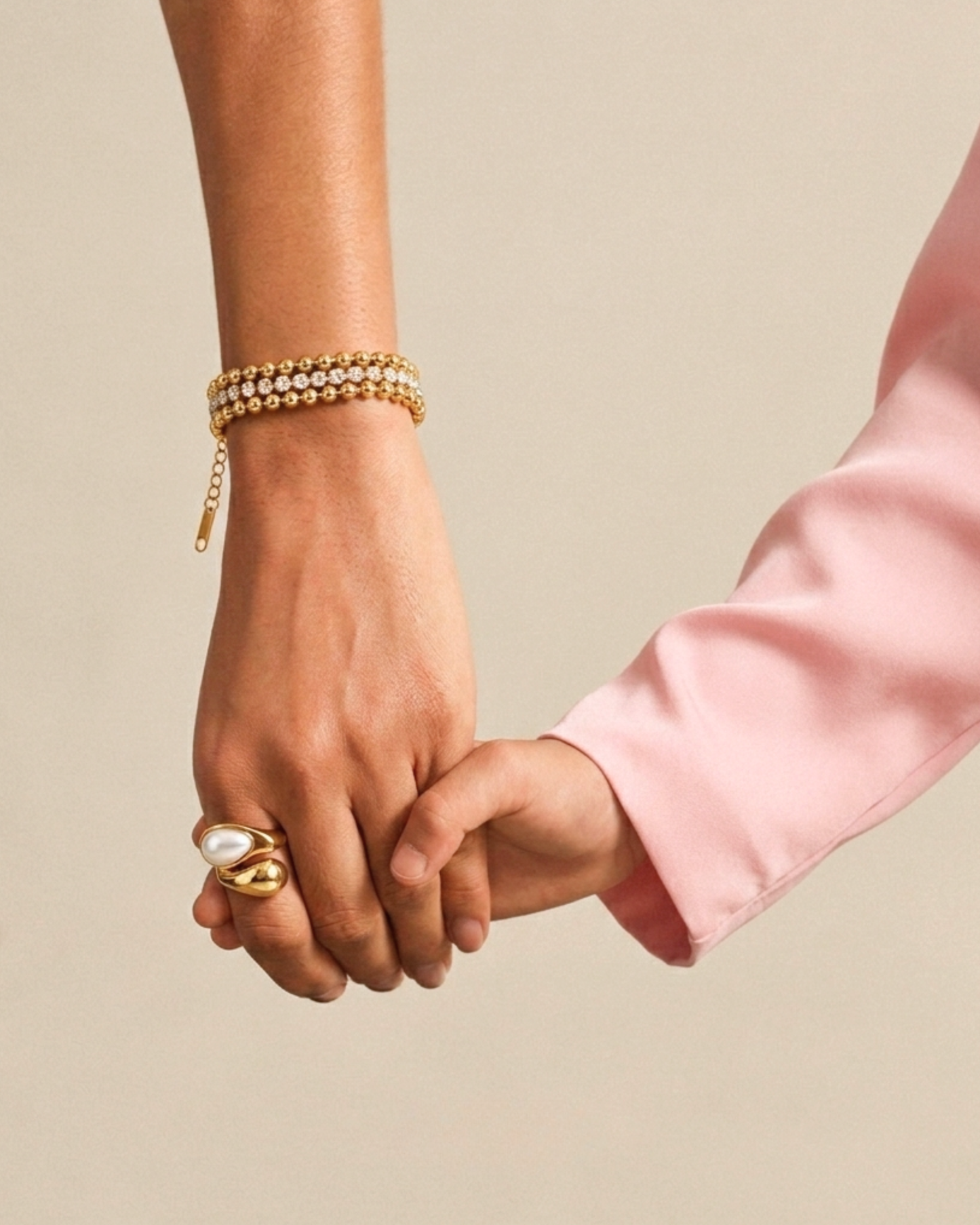 Anillo abrazo perla
