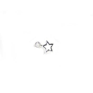 Estrella vacía plata 925